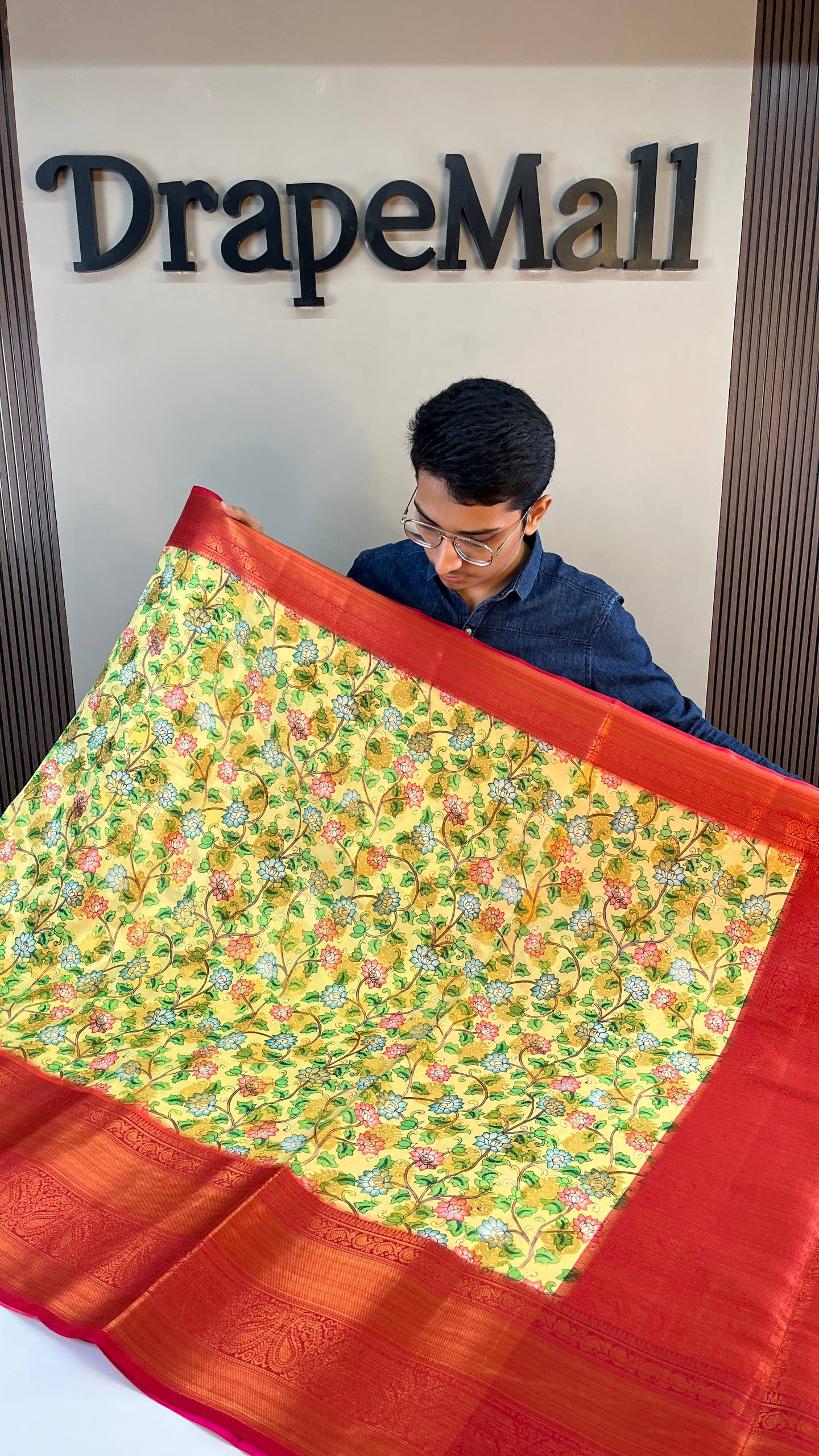 Routine Kanjivaram Soft Silk Kalamkari Digital Print Saree
