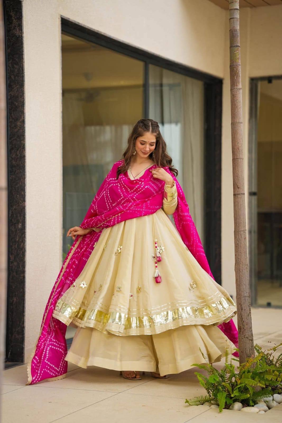 Rise Purely Handmade Anarkali Plazzo Set