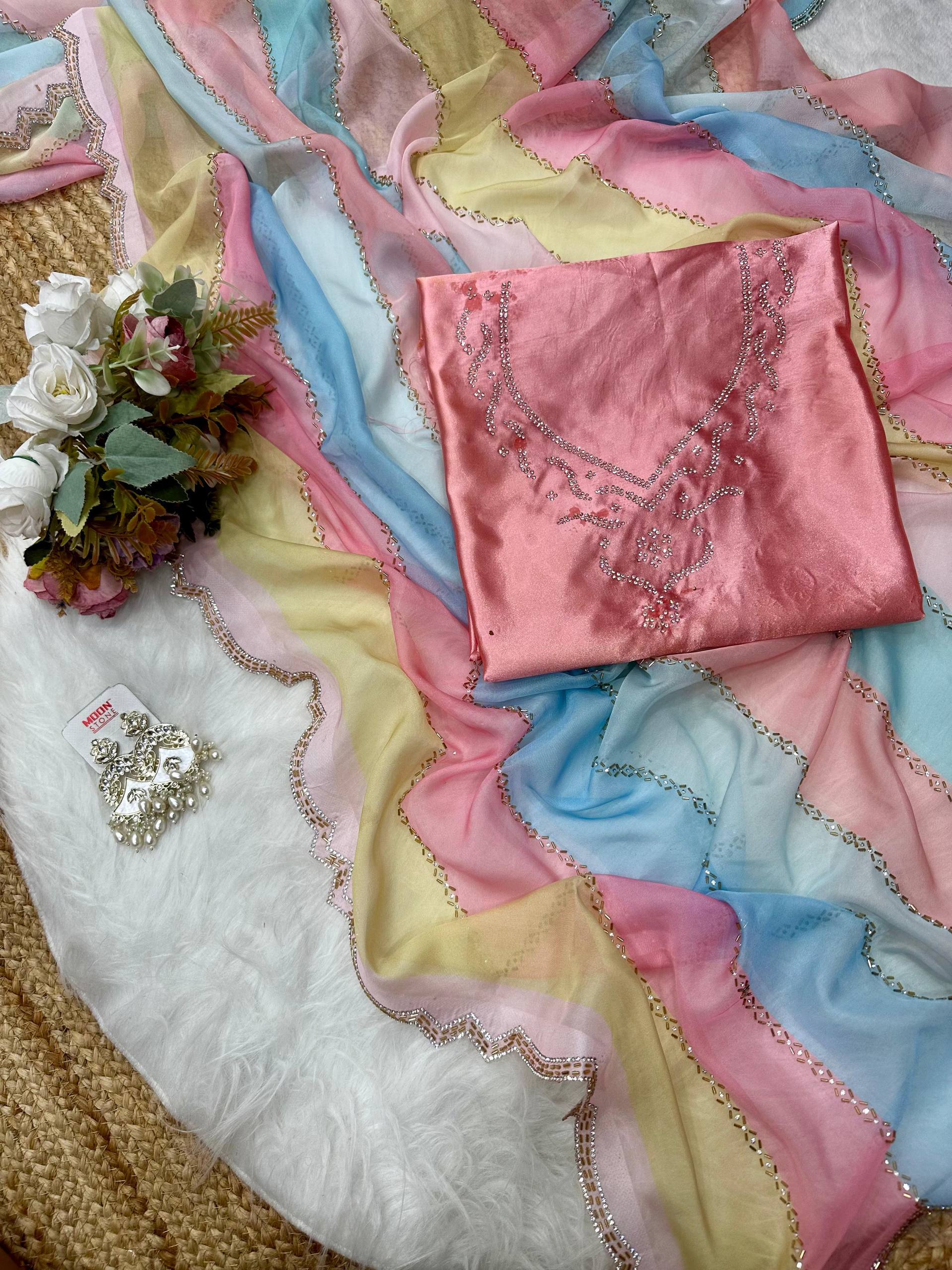 Series Soft Tebby Silk Digital Printed Saree