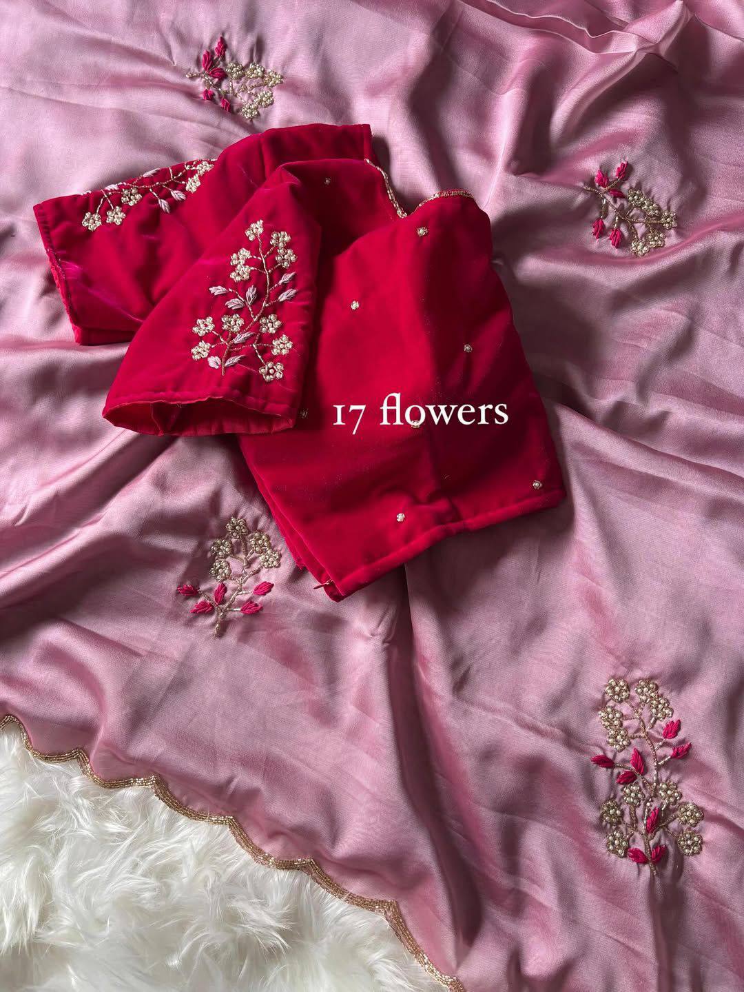 Forecast Rangoli Silk Multi Hand Work Saree