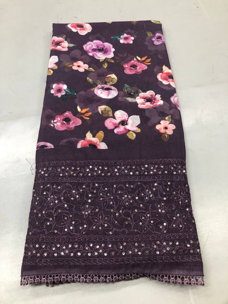 Fancy Sarees Without Blouse