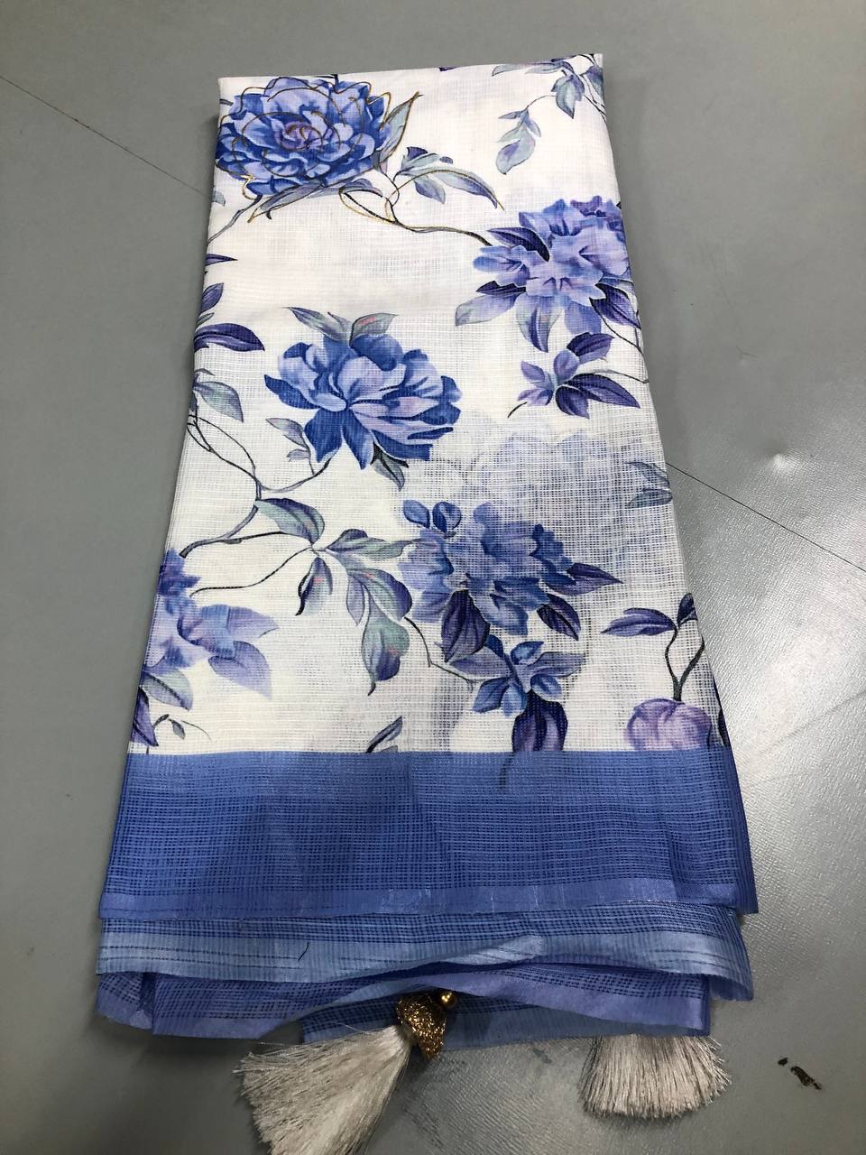 FANCY PRINTED & EMBROIDERY WORK SAREE