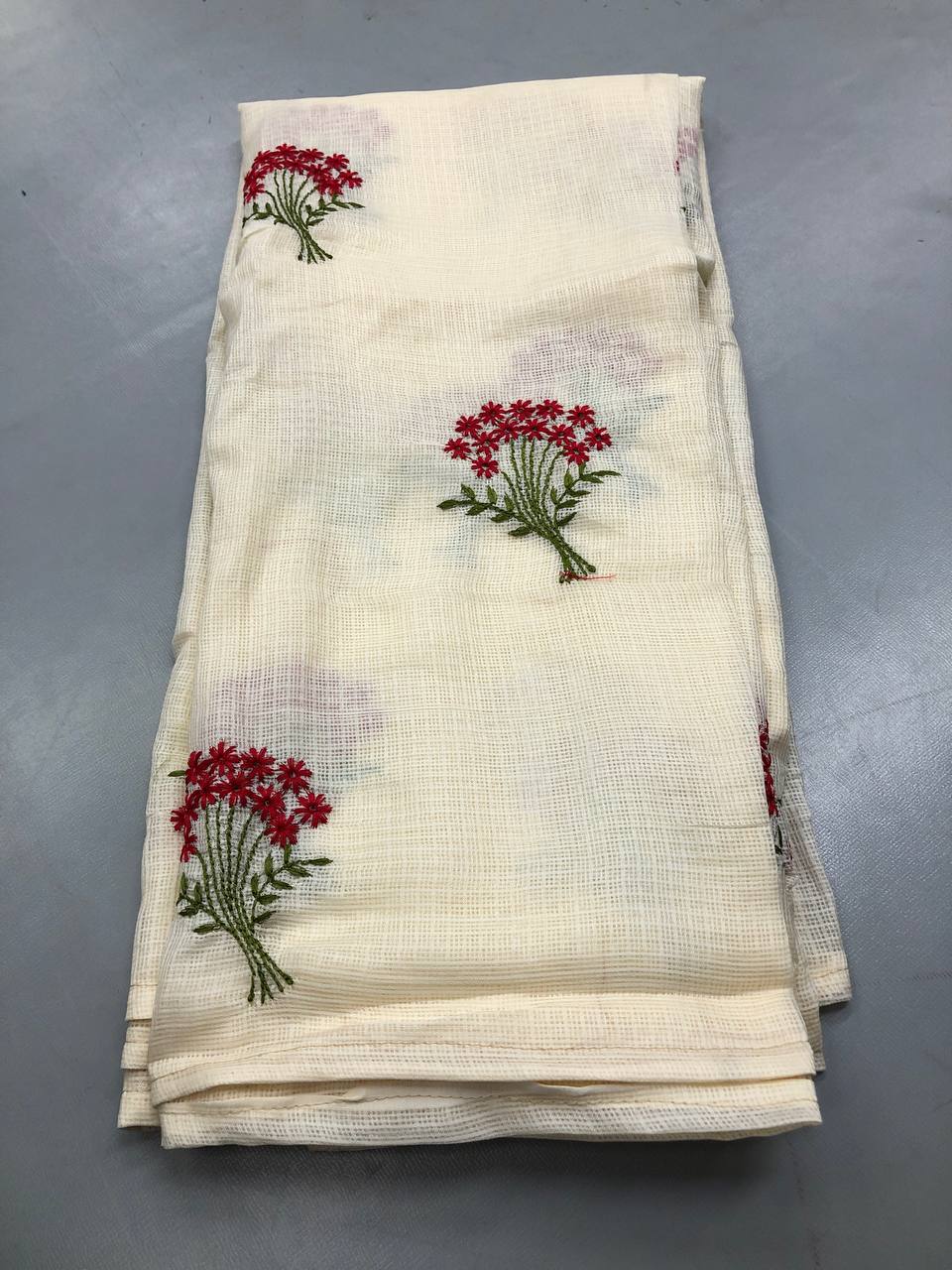 FANCY PRINTED & EMBROIDERY WORK SAREE