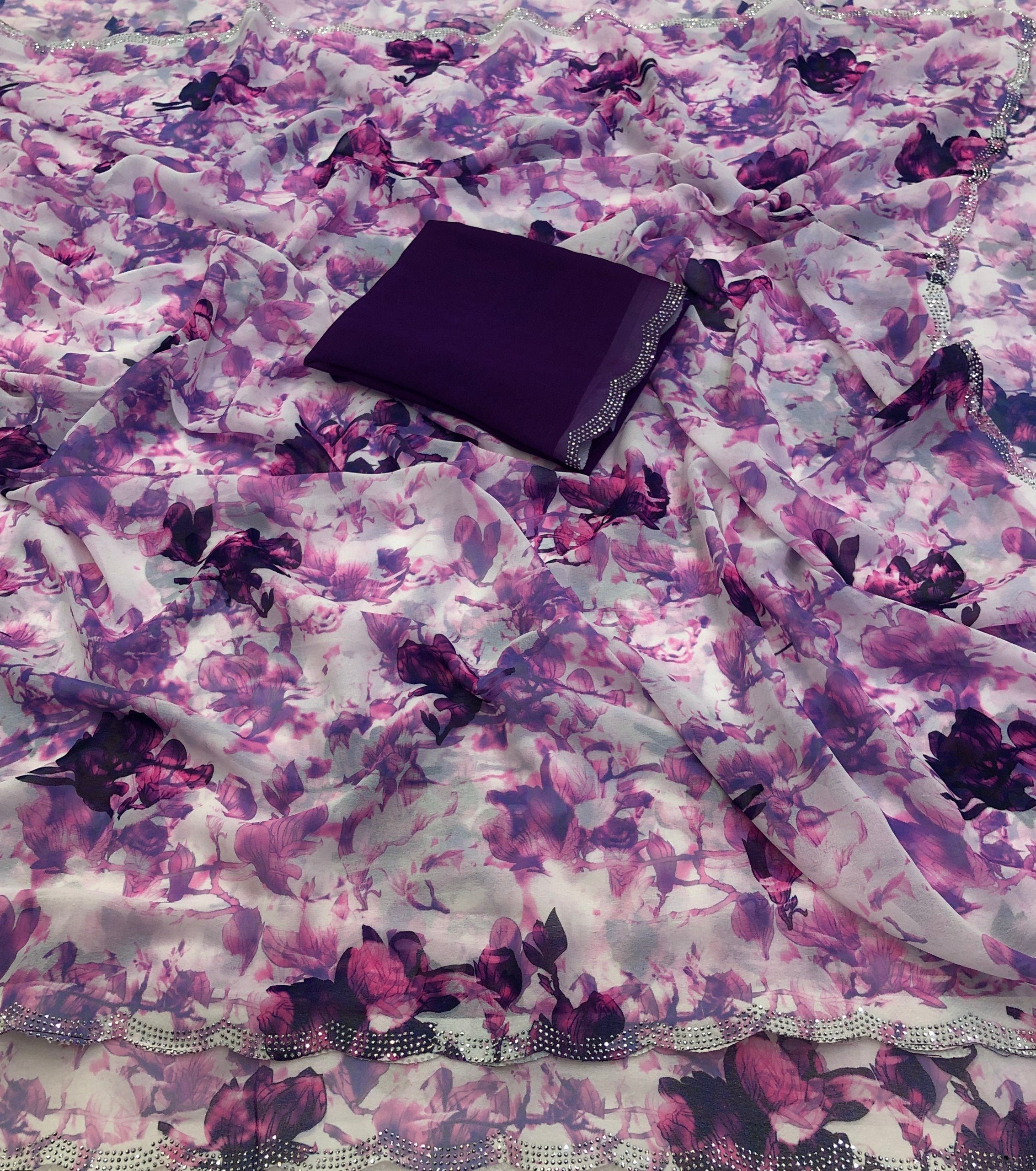 Kamiya Weightless Chiffon Digital Print Saree