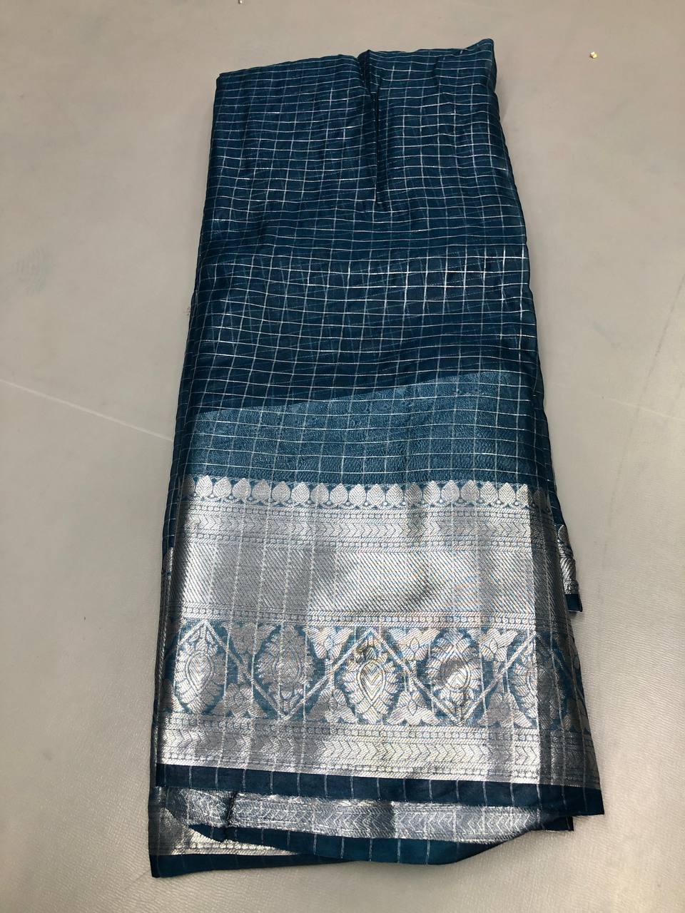 Tussar Silk Floral Digital Print Saree