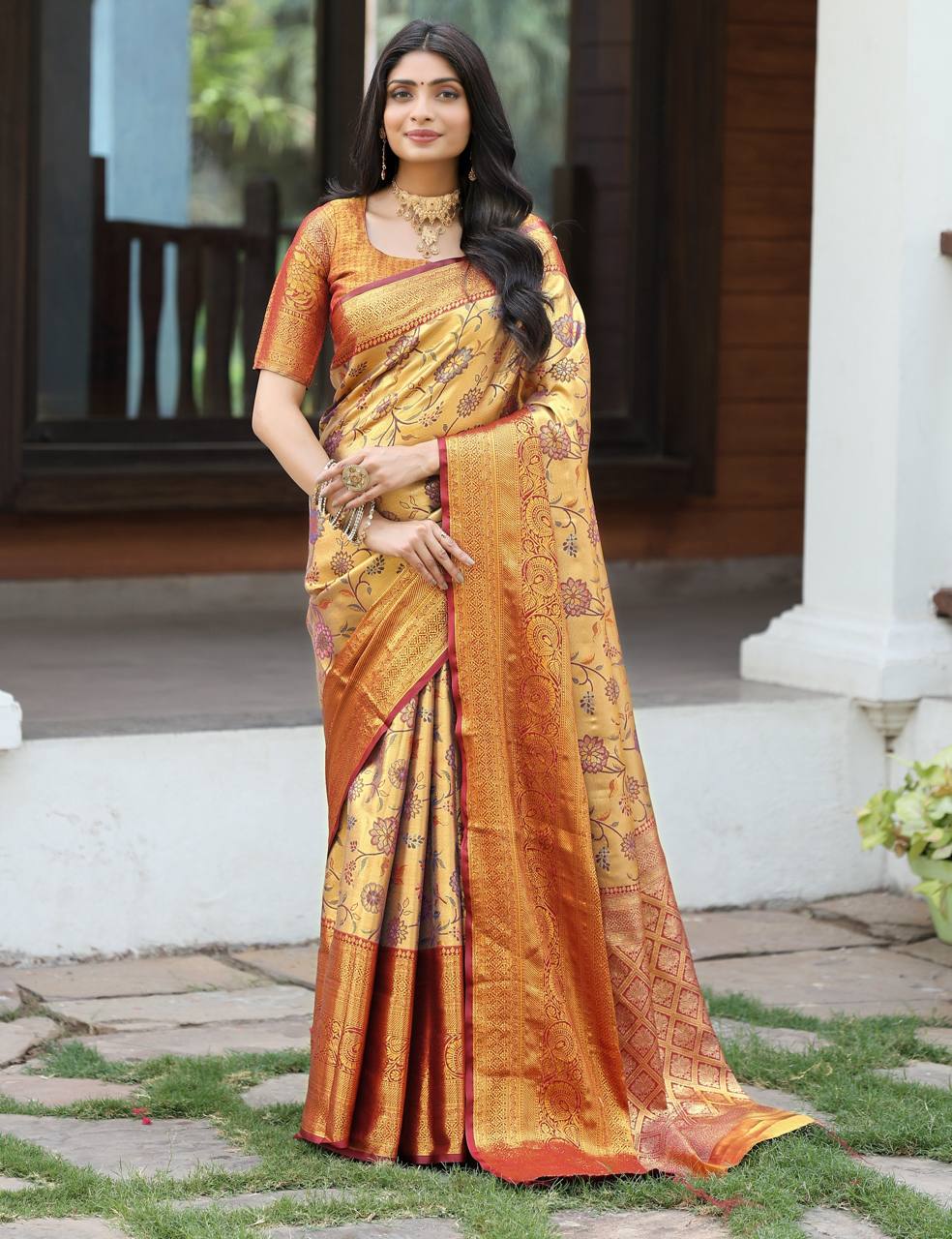 RAJGHARANA KANJIVARAM SILK SAREE