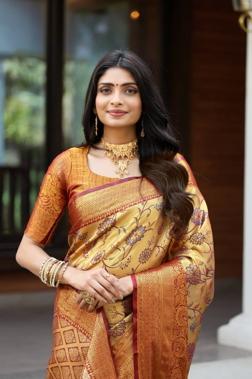 RAJGHARANA KANJIVARAM SILK SAREE