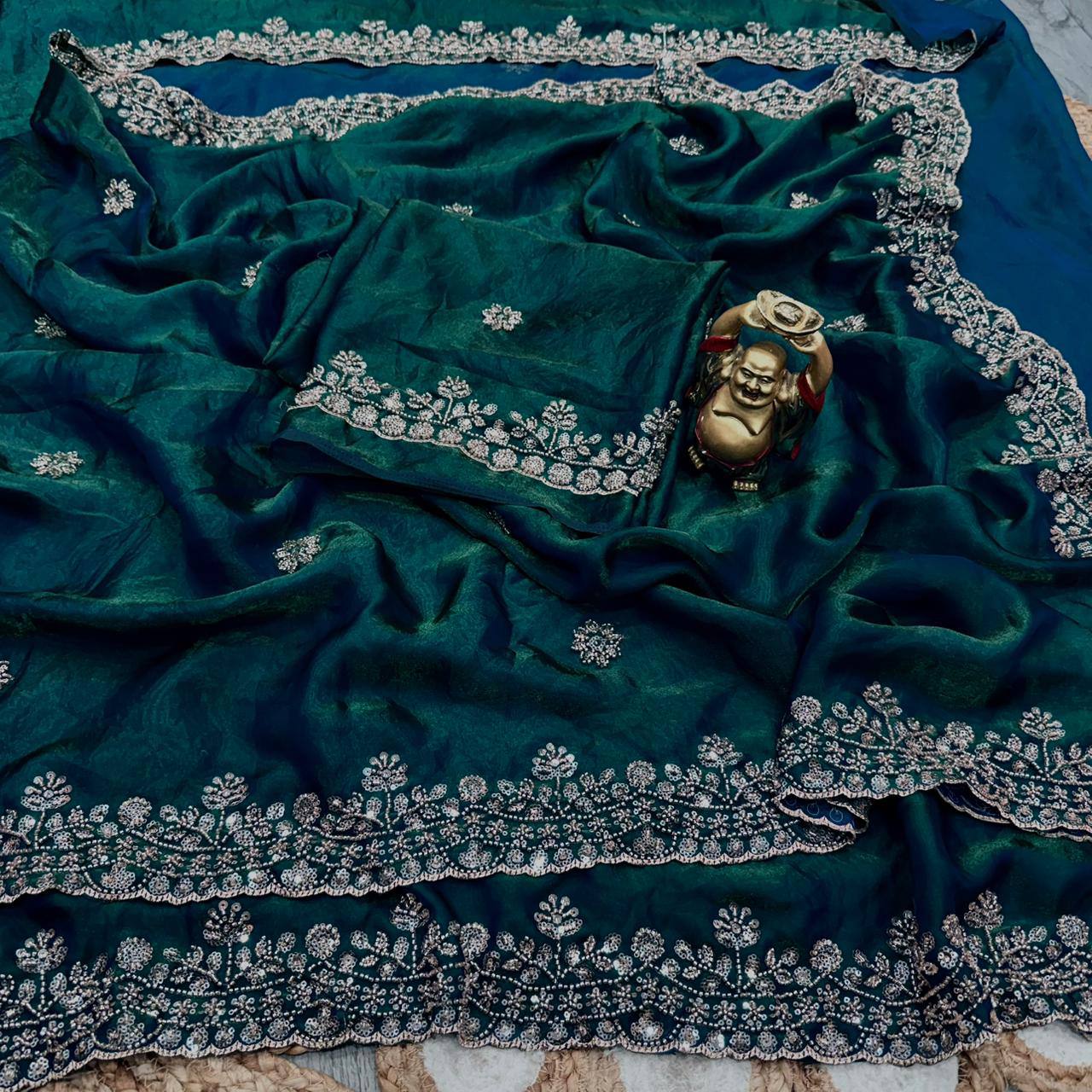 SHINE SPACE SILK SAREE