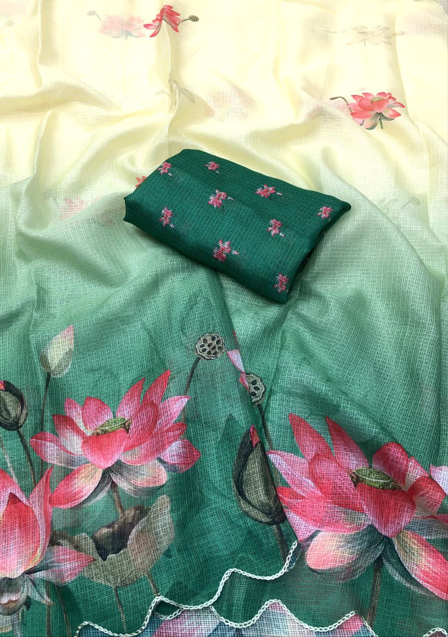 Medhya Soft Kota Chex Saree