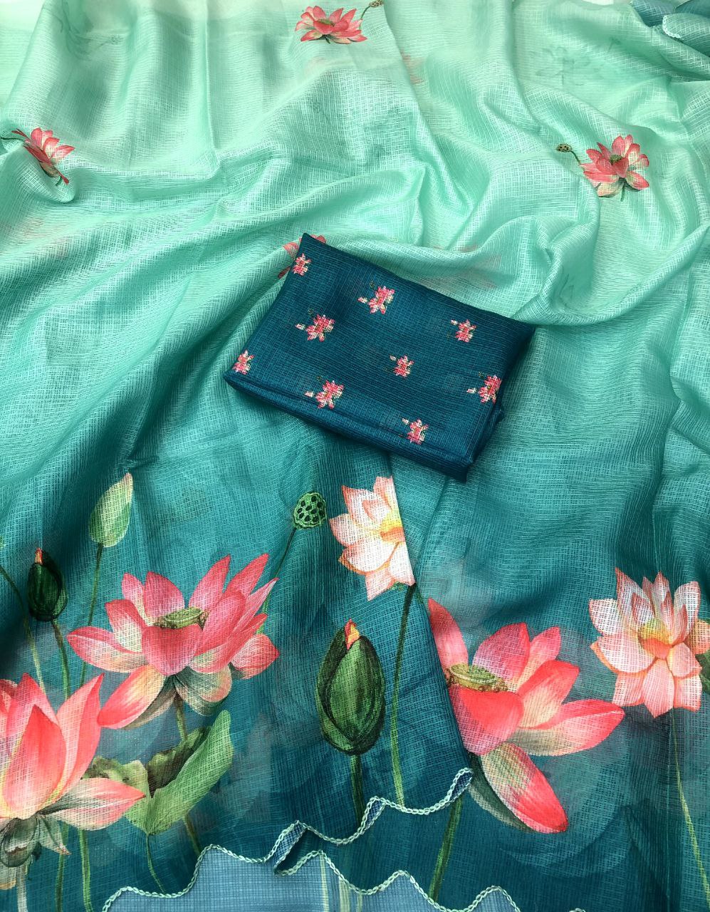 Medhya Soft Kota Chex Saree