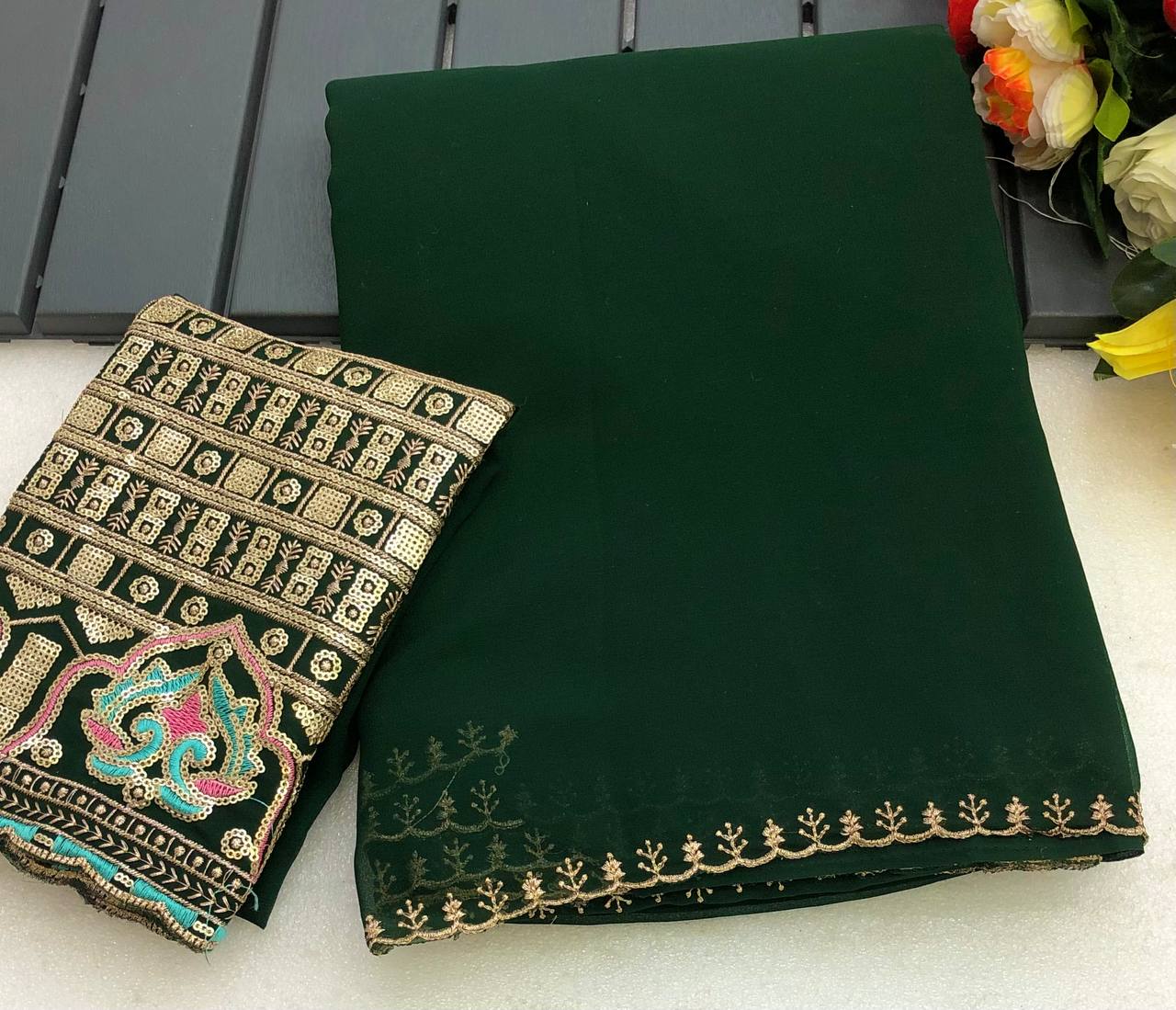 ZAFIRA LAUNCHING NEW SOFT GEORGETTE SAREE