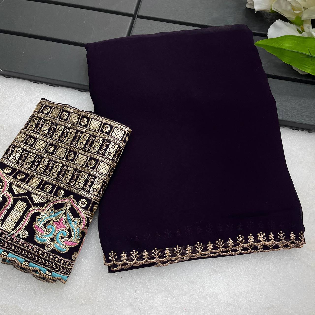 ZAFIRA LAUNCHING NEW SOFT GEORGETTE SAREE