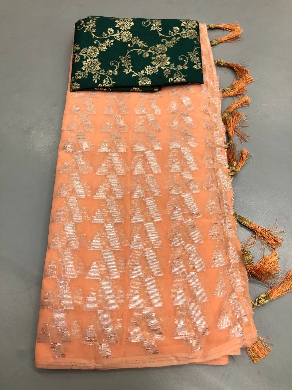 FANCY PRINTED & EMBROIDERY WORK SAREE