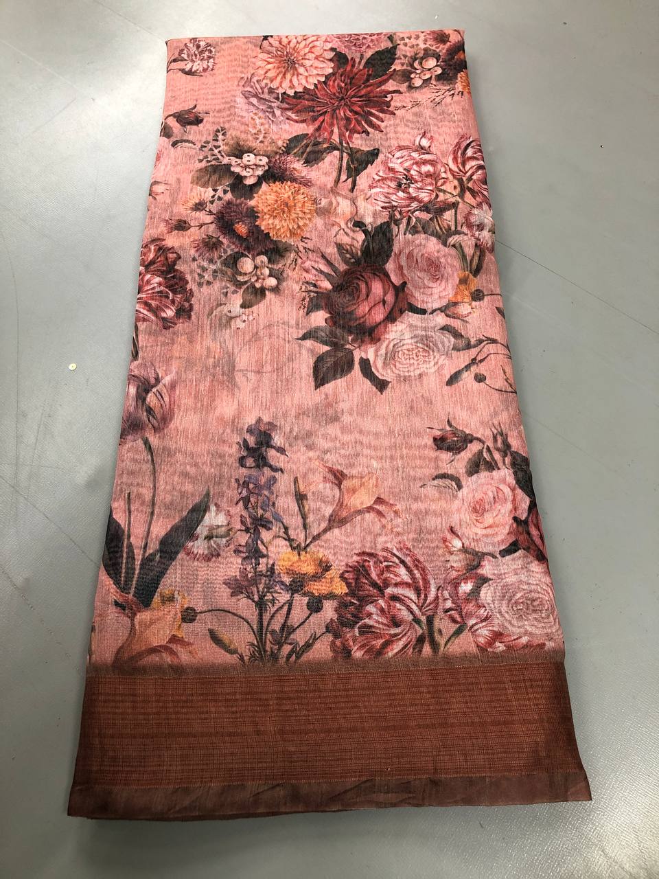 FANCY PRINTED & EMBROIDERY WORK SAREE