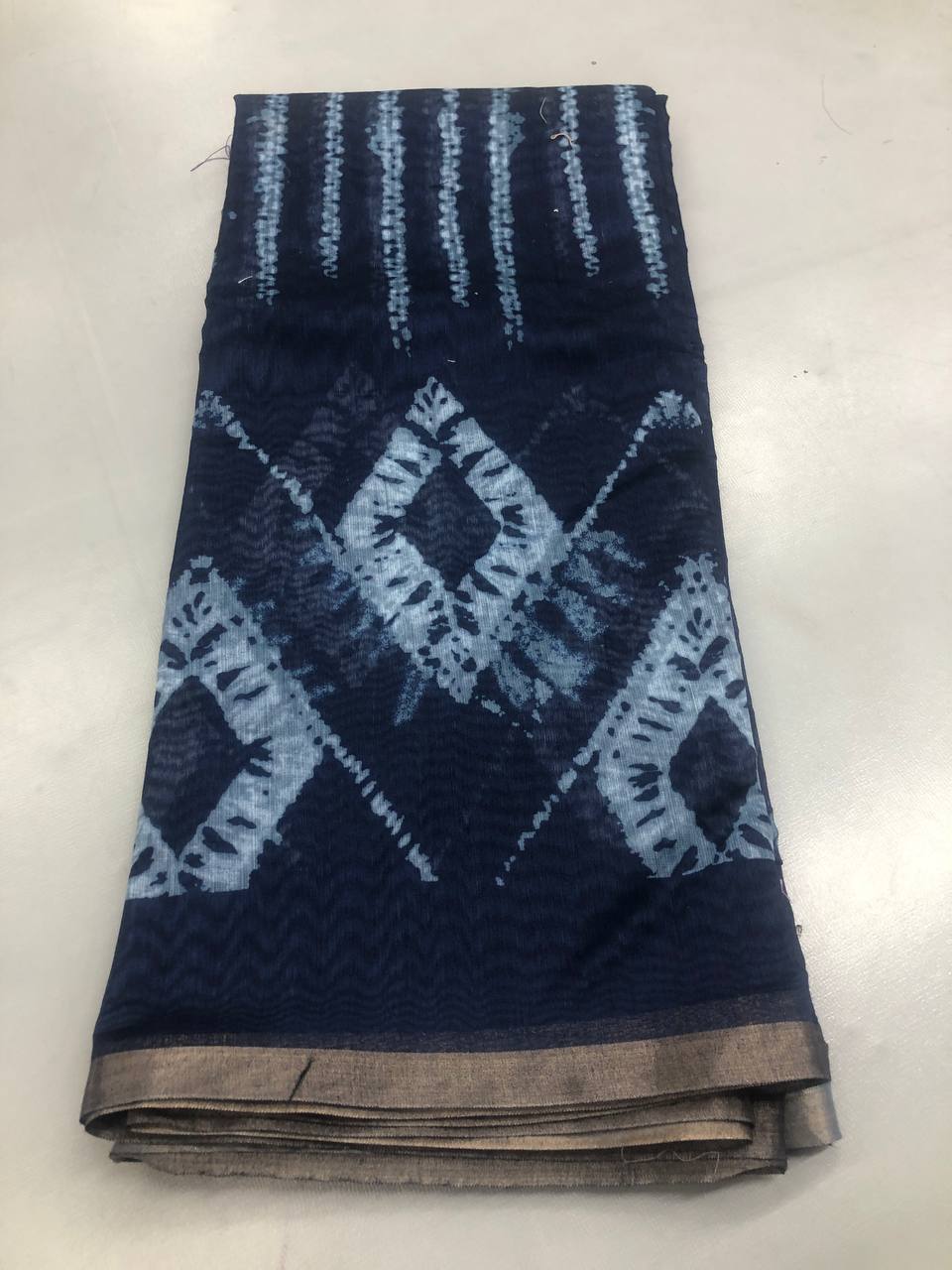 Tussar Silk Floral Digital Print Saree