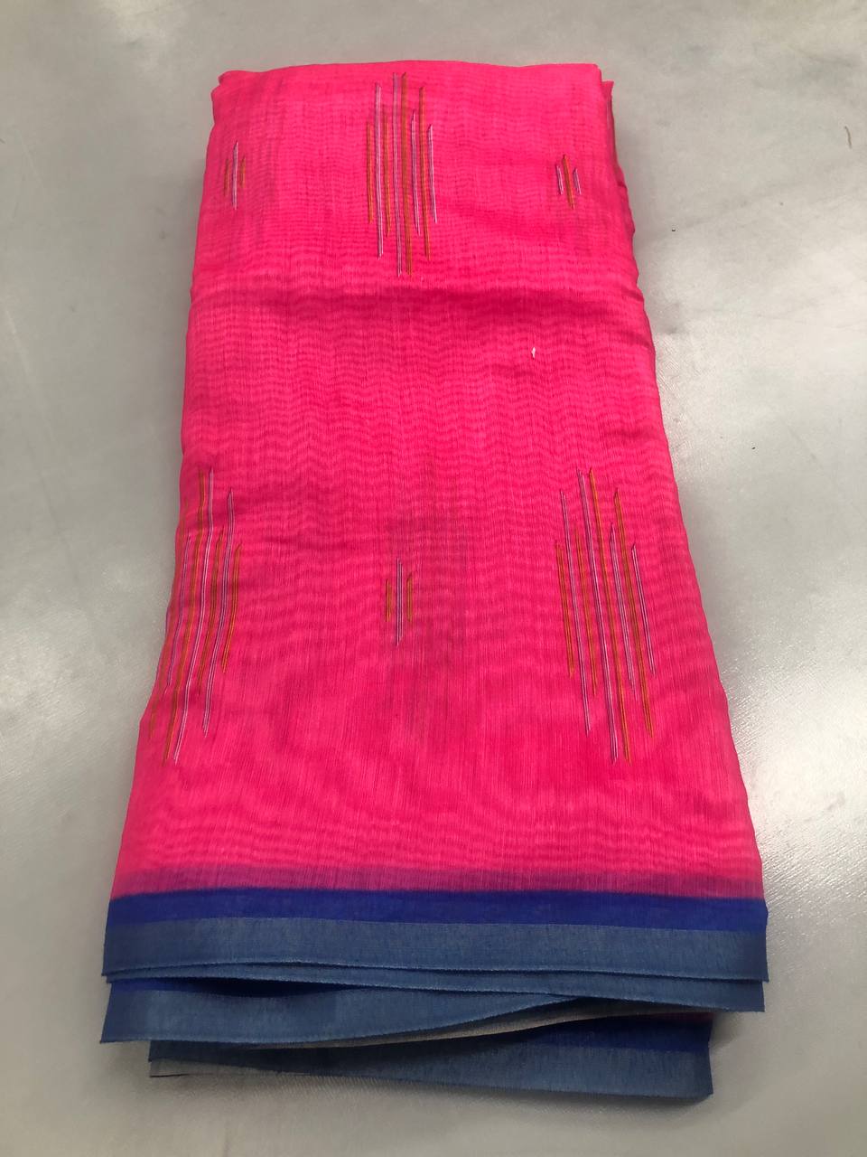Tussar Silk Floral Digital Print Saree