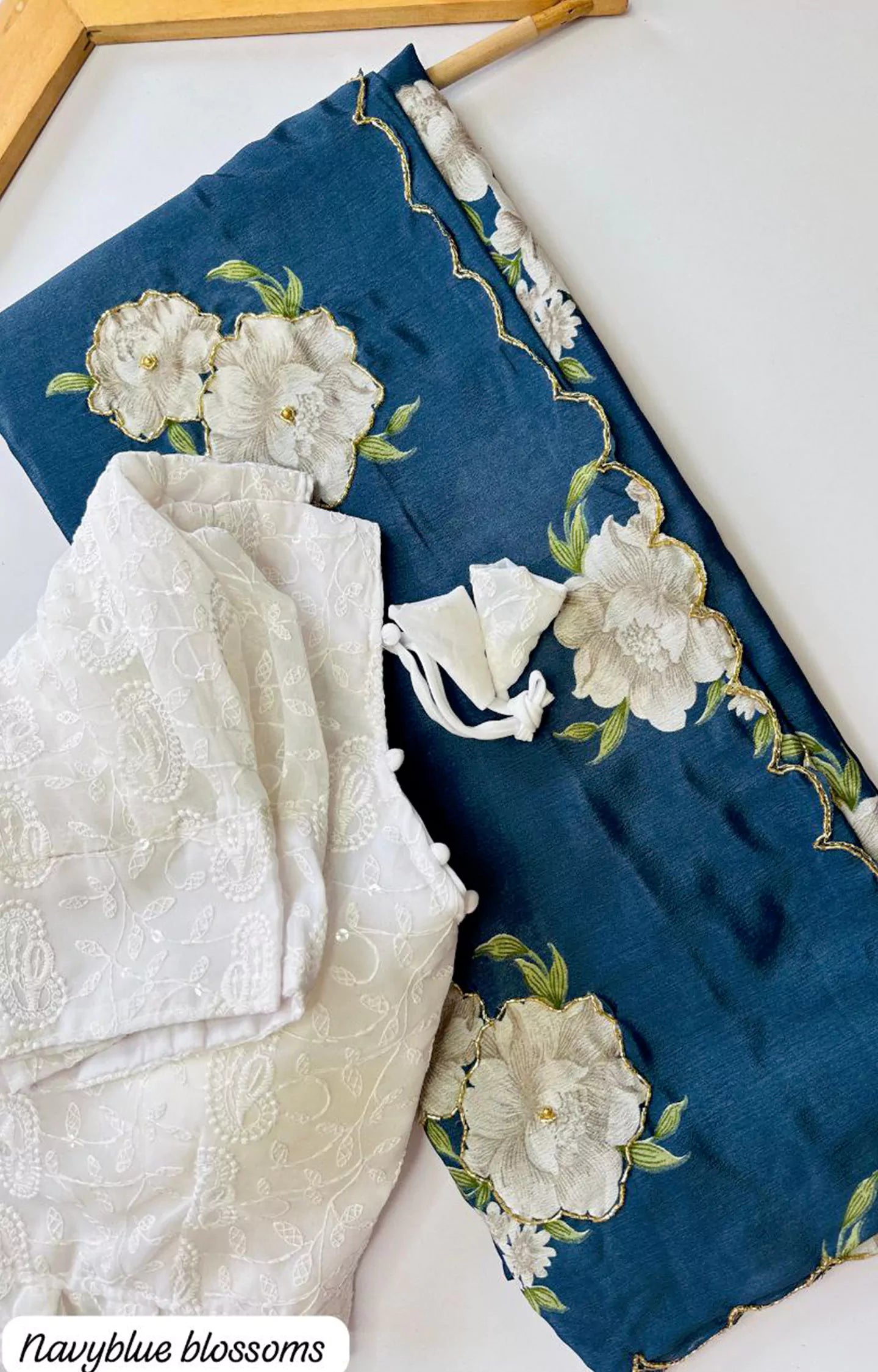 OSLINA HEAVY PURE CHINNON PRINTED SAREE