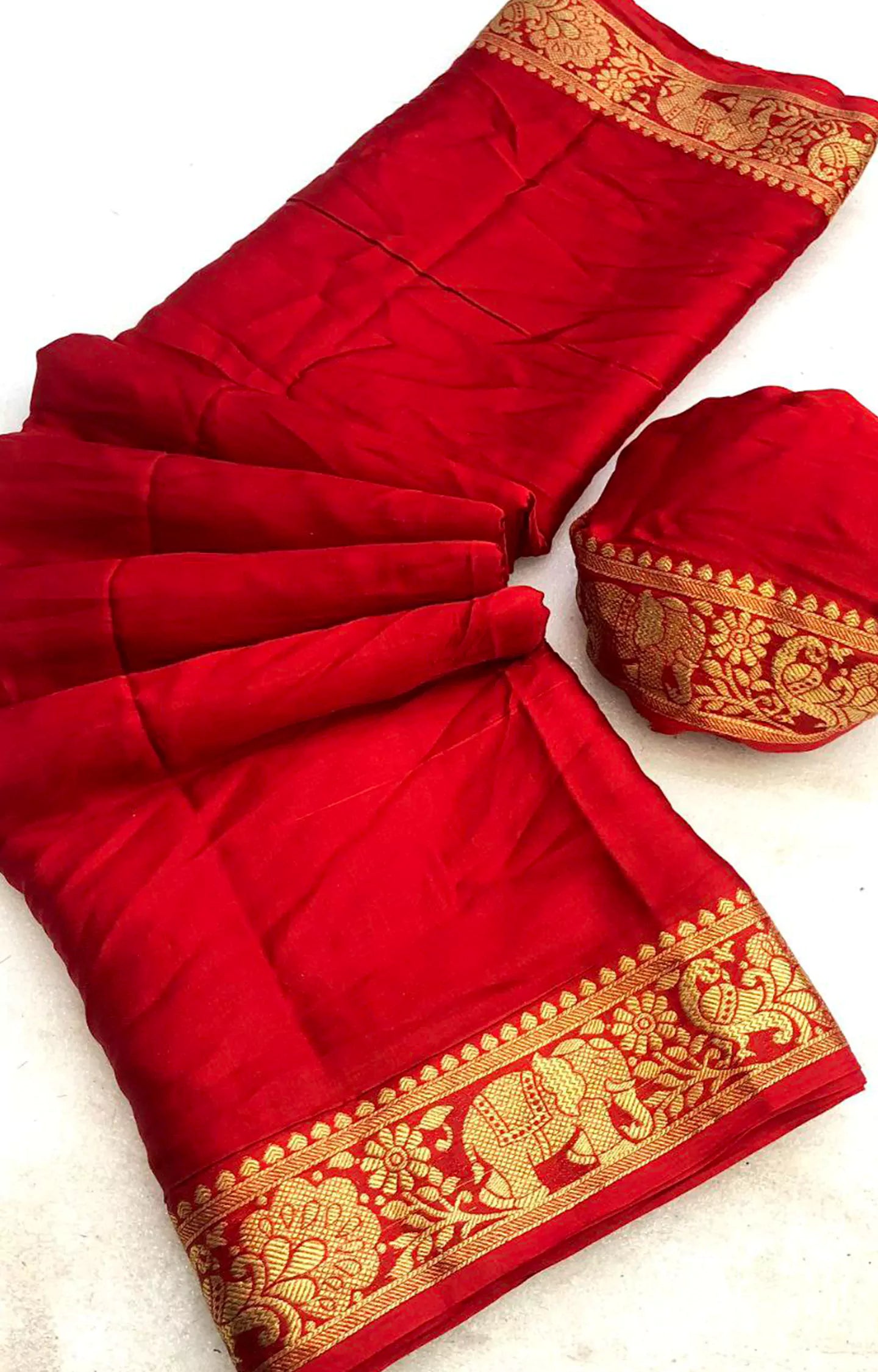 NASHARA SOFT & SMOOTH PURE GAJJI SILK ASREE