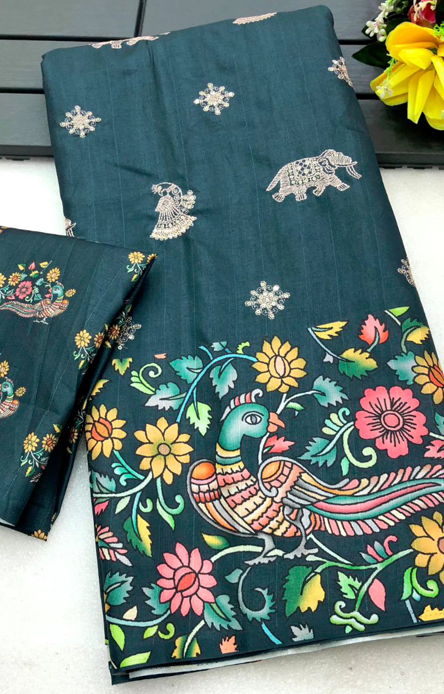 ANJANI 2 HANDLOOM TUSSAR SILK SAREE