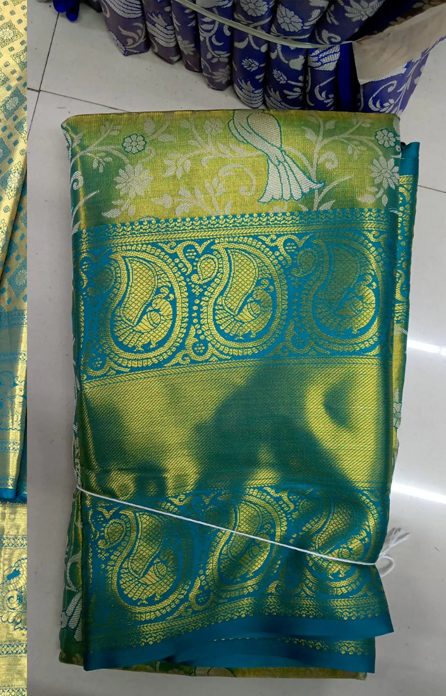TITANIC 2 KANJIVARAM SILK SAREE WITH CLASSY TOUCH OF INTRICATE WEAVE